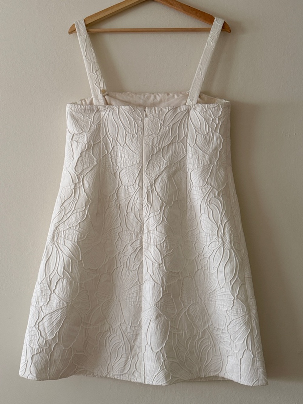 J Crew floral embroidered shift dress removable straps - Picture 2 of 8
